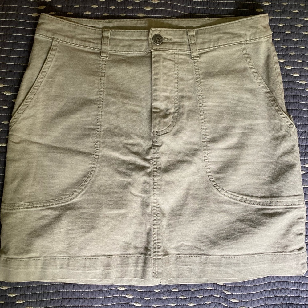 EUC organic cotton Sage Patagonia skirt